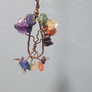 Handcrafted Gemstone Wire Wrapped Pendant